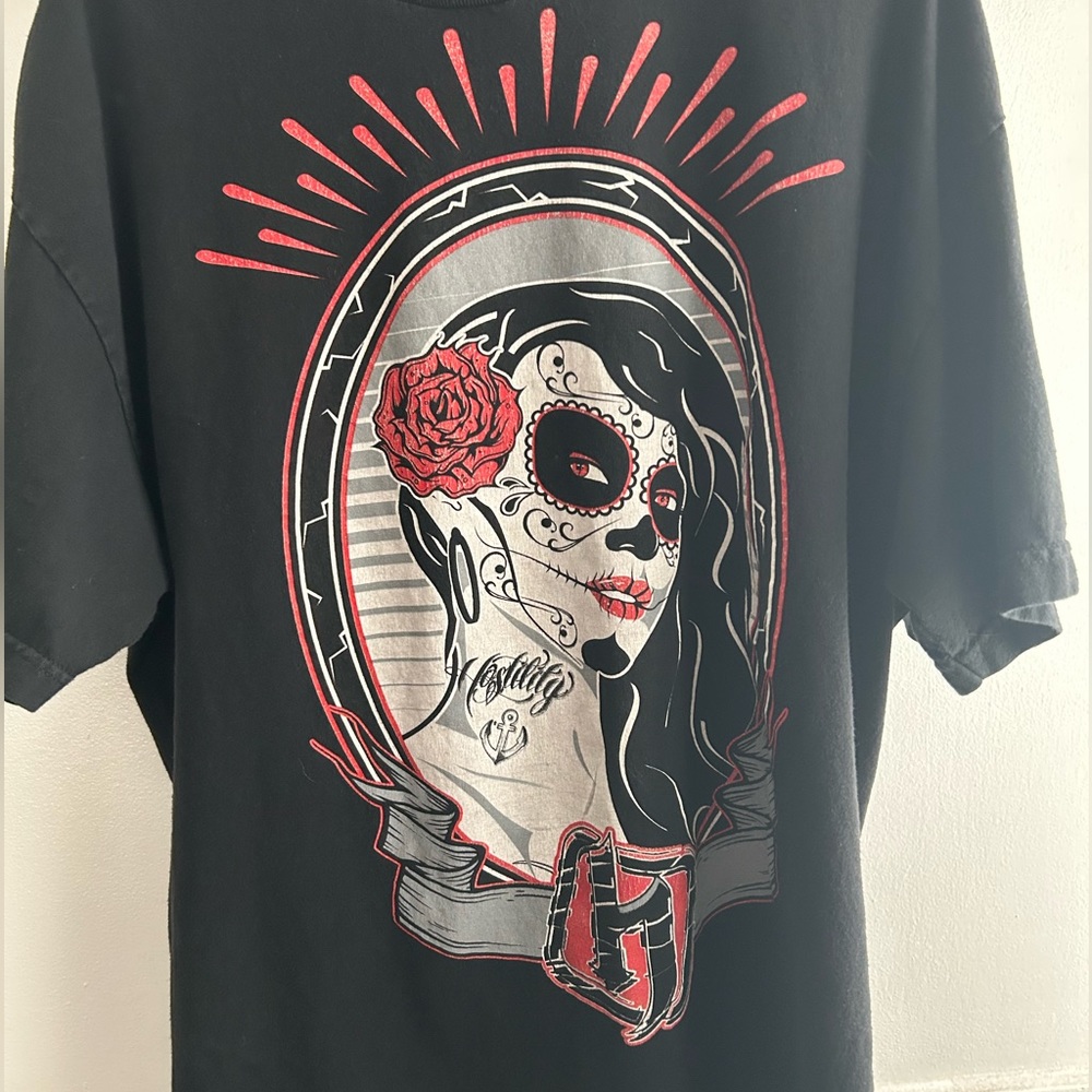 Hostility day of the dead tee